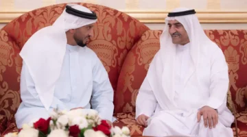 حمد الشرقي يستقبل عبدالله آل حامد وسفير البحرين بمناسبة رمضان